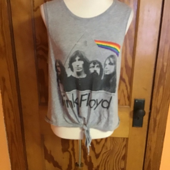 Wetseal Pink Floyd Cropped Belly Top - Picture 8 of 11